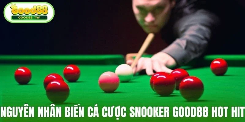 Nguyên nhân biến cá cược Snooker Good88 hot hit