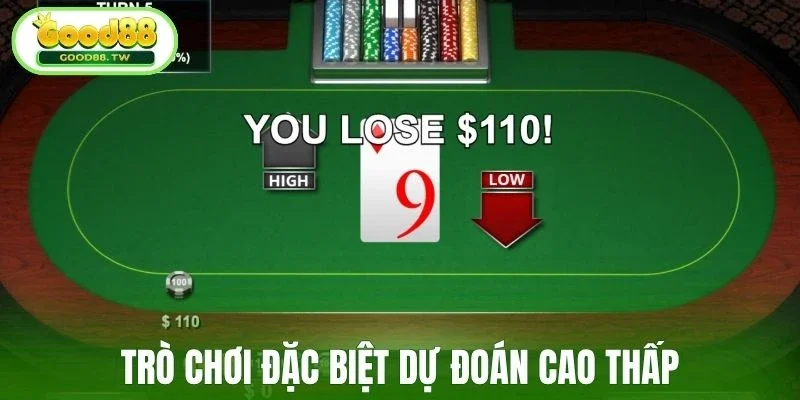 Trò chơi đặc biệt dự đoán cao thấp